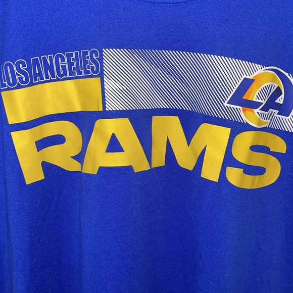 On Field Nike NFL L.A. Rams DRI FIT Tee Medium - Picture 2 of 6